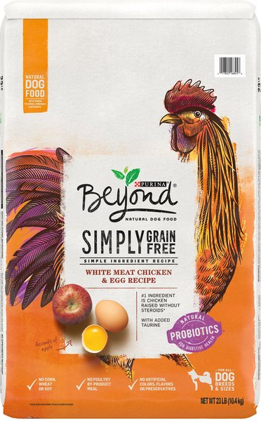 Purina Beyond Natural Grain-Free White Meat Chicken & Egg Recipe Dry Dog Food, 23-lb bag slide 1 of 9