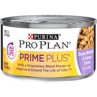 Purina Pro Plan Prime Plus Adult 7+ Ocean Whitefish & Salmon Entree Classic Canned Cat Food