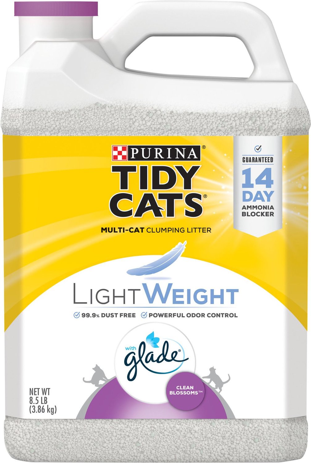 Tidy Cats LightWeight Clean Blossoms Scent Glade Tough Odor Solutions