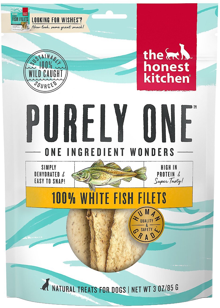 The Honest Kitchen Wishes Dehydrated White Fish Filets Dog Cat