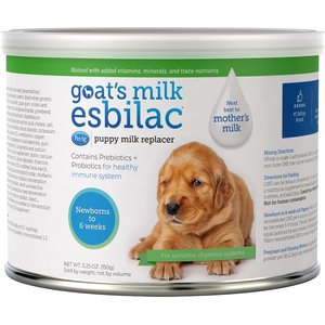 PetAg Goat's Milk Esbilac Powder Milk Supplement for Puppies, 5.25-oz can