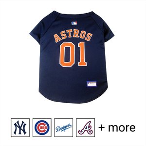 Pets First MLB Dog & Cat Jersey, Houston Astros, X-Large