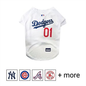 Pets First MLB Dog & Cat Jersey, Los Angeles Dodgers, X-Large
