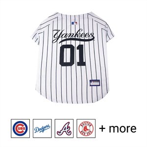 Pets First MLB Dog & Cat Jersey, New York Yankees, Large