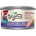 Purina Beyond Grain-Free Cage-Free Turkey, Sweet Potato & Spinach Recipe in Gravy Canned Cat Food, 3-oz, case of 12