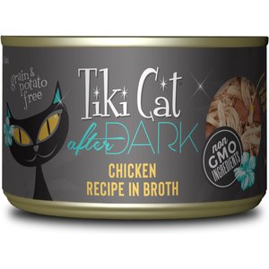 Tiki Cat After Dark Chicken Canned Cat Food, 5.5-oz, case of 8
