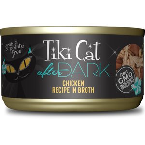 Tiki Cat After Dark Chicken Canned Cat Food, 2.8-oz, case of 12