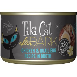 Tiki Cat After Dark Chicken & Quail Canned Cat Food, 5.5-oz, case of 8