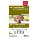 Bayer Quad Dewormer for Hookworms, Roundworms, Tapeworms & Whipworms for Large Breed Dogs, 2-count