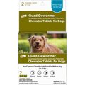 Bayer Quad Dewormer for Hookworms, Roundworms, Tapeworms & Whipworms for Medium Breed Dogs, 2-count