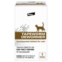 Bayer Dewormer for Tapeworms for Cats, 3-count