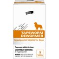 Bayer Dewormer for Tapeworms for Dogs, 5-count