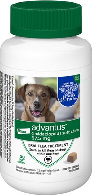 Advantus Flea Oral Treatment for Dogs, 23-110 lbs, slide 1 of 1