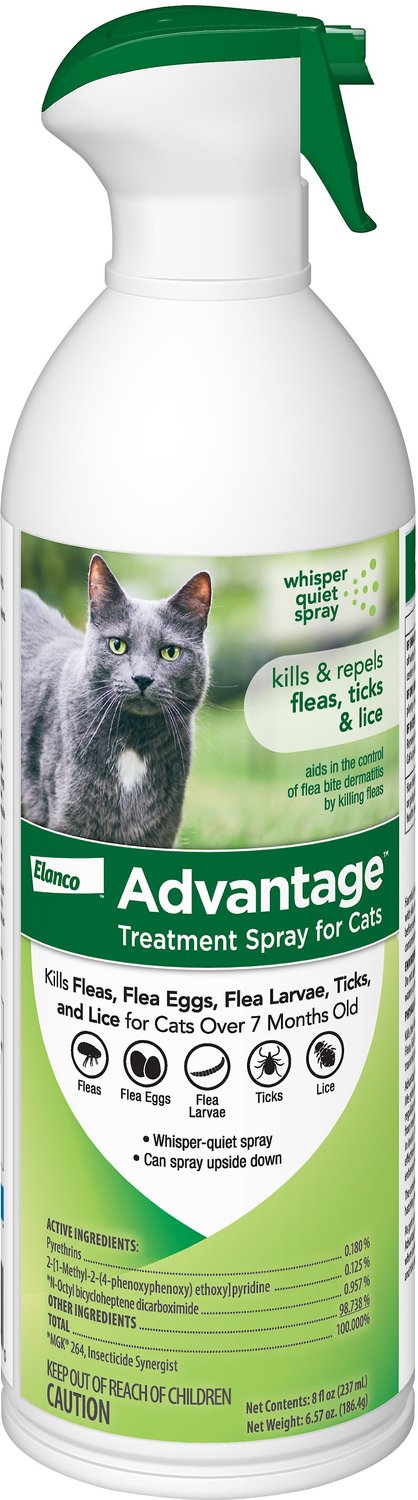 ADVANTAGE Flea Treatment Spray for Cats, 8oz bottle