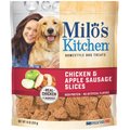 Milo's Kitchen Chicken & Apple Sausage Slices Dog Treats, 10-oz