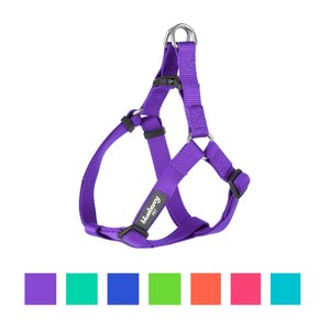 Blueberry Pet Classic Solid Nylon Step In Back Clip Dog Harness, Dark Orchid, Medium: 20 to 26-in chest