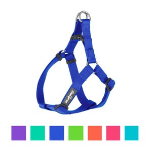Blueberry Pet Classic Solid Nylon Step In Back Clip Dog Harness, Royal Blue, Medium: 20 to 26-in chest