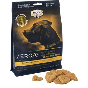Darford Zero/G Grain-Free Roasted Duck Dog Treats, 12-oz bag