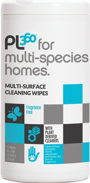 PL360 Fragrance Free Multi-Surface Cleaning Wipes, 75 count slide 1 of 3