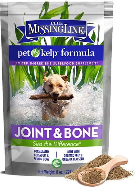 The Missing Link Pet Kelp Formula Joint & Bone Dog Supplement, 8-oz bag slide 1 of 6