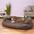 Snoozer Pet Products Luxury Overstuffed Dog & Cat Sofa, Anthracite, X-Large