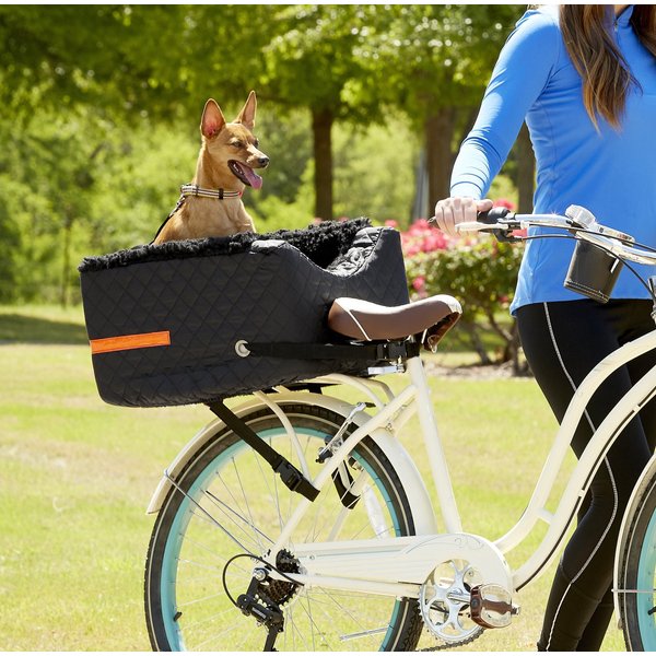 US Bicycle Basket Folding Small Pet Cat Dog Carrier Front Bike Handlebar Bar