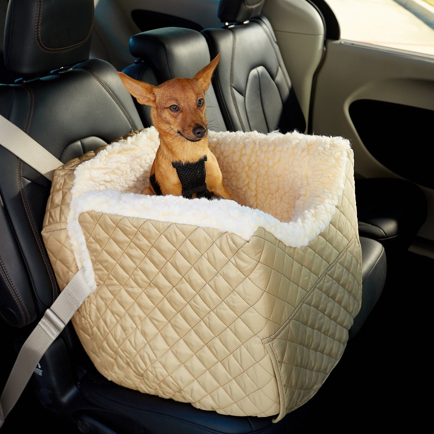 SNOOZER PET PRODUCTS Lookout II Dog & Cat Car Seat, Khaki, Small ...