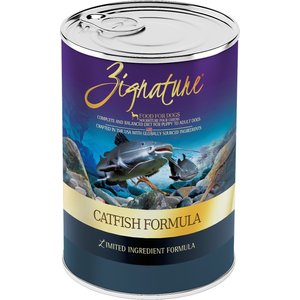 Zignature Catfish Limited Ingredient Formula Grain-Free Canned Dog Food, 13-oz, case of 12