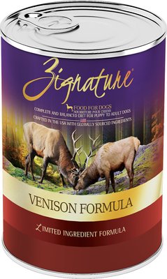 Zignature Venison Limited Ingredient Formula Grain-Free Canned Dog Food, slide 1 of 1