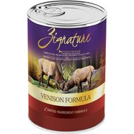 Zignature Venison Limited Ingredient Formula Grain-Free Canned Dog Food, 13-oz, case of 12