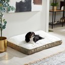Frisco Pillow Cat & Dog Bed, Khaki Green, Medium