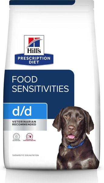 Hill's Prescription Diet d/d Skin/Food Sensitivities Potato & Venison Dry Dog Food, 25-lb bag slide 1 of 11