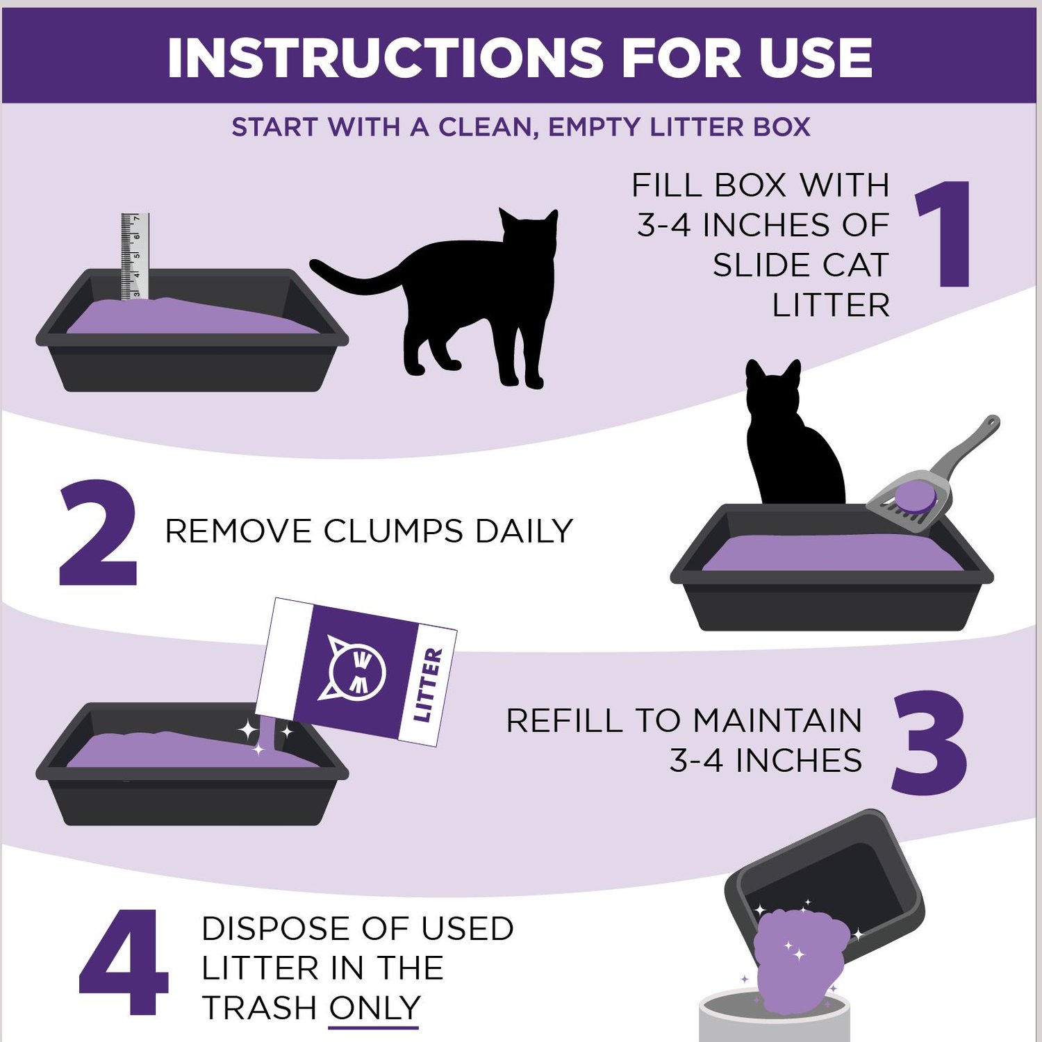 Arm & Hammer Litter Multi Cat Slide Easy CleanUp Clumping Cat Litter