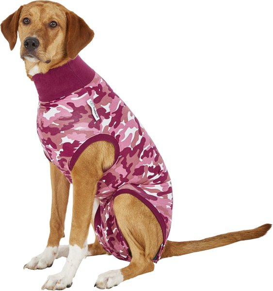 Suitical Recovery Suit for Dogs, Pink Camo, Medium slide 1 of 8