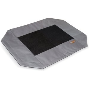 K&H Pet Products Replacement Cot Cover for Elevated Dog Bed, Gray, Medium