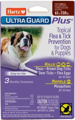Hartz UltraGuard Plus Flea & Tick Spot Treatment for Dogs & Puppies, slide 1 of 1