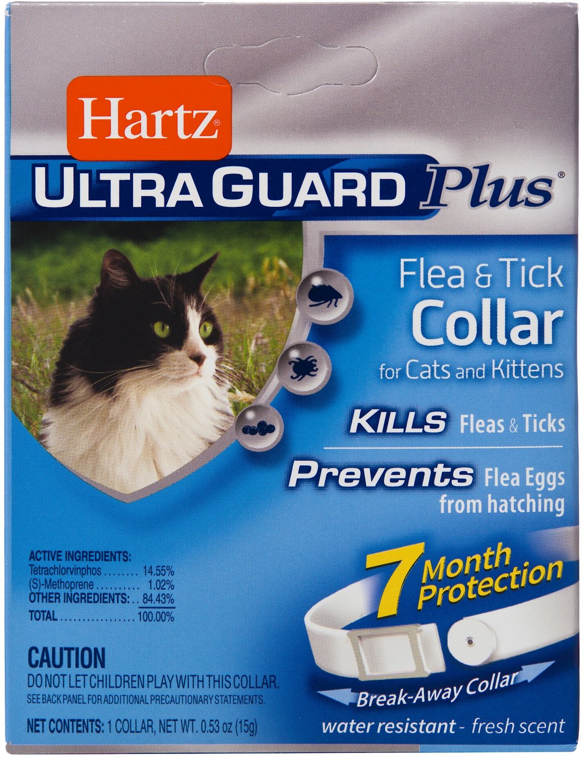 Hartz UltraGuard Plus Flea & Tick Collar for Cats, 1 count