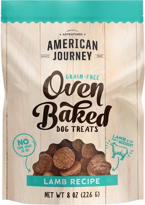 American Journey Lamb Recipe Grain-Free Oven Baked Crunchy Biscuit Dog Treats, slide 1 of 1