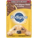 Pedigree Choice Cuts Filet Mignon Flavor in Gravy Wet Dog Food, 3.5-oz, case of 16