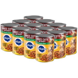 Pedigree Choice Cuts in Gravy Country Stew Canned Dog Food, 13.2-oz, case of 12