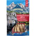 Blue Buffalo Wilderness Snake River Stix Trout, Venison & Rabbit Grain-Free Dog Treats, 6-oz bag