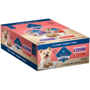 Blue Buffalo Divine Delights Pate Small Breed Variety Pack Filet Mignon & Porterhouse Flavor Dog Food Trays