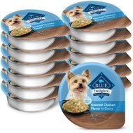 Blue Buffalo Divine Delights Roasted Chicken Flavor Hearty Gravy Dog Food Trays