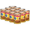 Pedigree Chopped Ground Dinner With Beef Canned Dog Food, 22-oz, case of 12