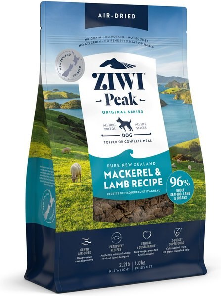 Ziwi Peak Mackerel & Lamb Grain-Free Air-Dried Dog Food, 2.2-lb bag slide 1 of 8