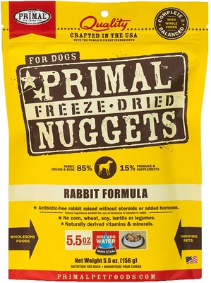 Primal Pet Foods Freeze-Dried Canine Rabbit Formula