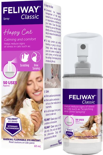 Feliway Classic Calming Spray for Cats, 60-mL slide 1 of 8