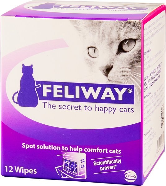 Feliway Travel Calming Wipes for Cats, 12 count box slide 1 of 8
