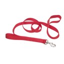 Loops 2 Double Handle Dog Leash, Red