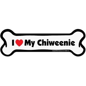 Imagine This Company Bone Magnet, Chiweenie